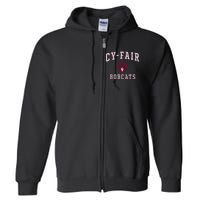 Cyfair High School Bobcats C1 Full Zip Hoodie