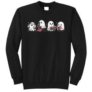 Cute Halloween Science Chemistry Ghost Laboratory Teacher Sweatshirt