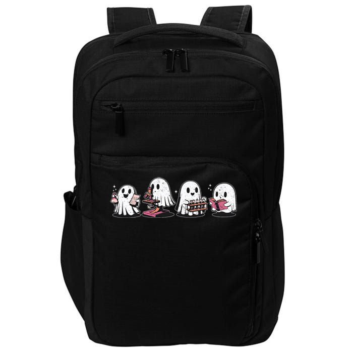 Cute Halloween Science Chemistry Ghost Laboratory Teacher Impact Tech Backpack