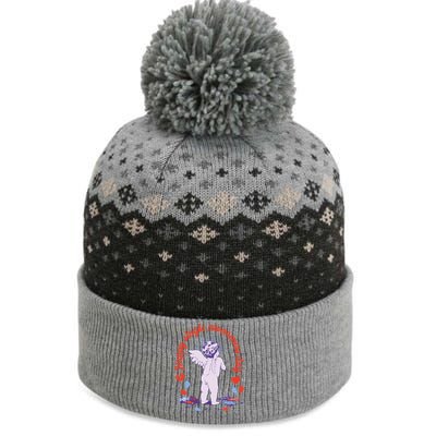 Cool Happy Single Awareness Day Funny Gift The Baniff Cuffed Pom Beanie