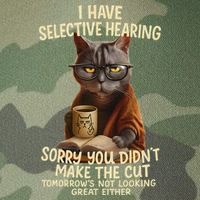 Cat Have Selective Hearing You Didnt Make Cut Funny 0lz3li Legacy Tie Dye Trucker Hat