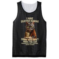 Cat Have Selective Hearing You Didnt Make Cut Funny 0lz3li Mesh Reversible Basketball Jersey Tank