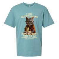 Cat Have Selective Hearing You Didnt Make Cut Funny 0lz3li Sueded Cloud Jersey T-Shirt