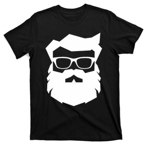 Cool & Hip Santa Claus Hipster Coolest Sunglasses T-Shirt