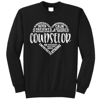 Counselor Heart School Counselor Guidance Schools Counseling Sweatshirt