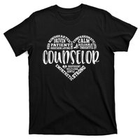 Counselor Heart School Counselor Guidance Schools Counseling T-Shirt