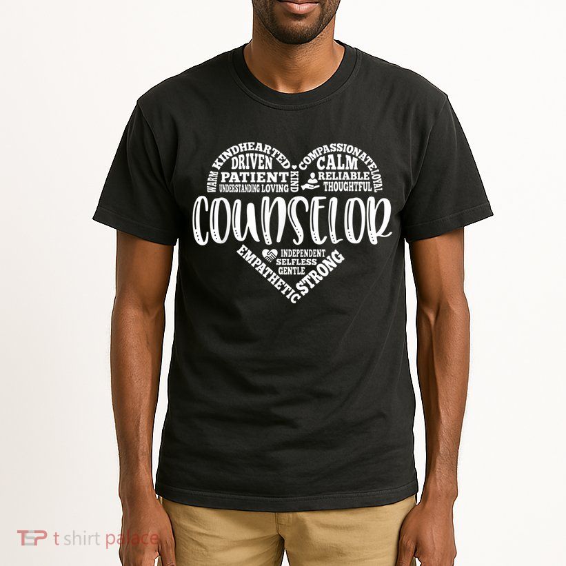 Counselor Heart School Counselor Guidance Schools Counseling Tall T-Shirt
