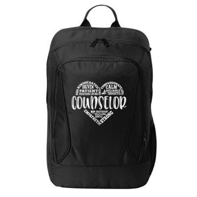 Counselor Heart School Counselor Guidance Schools Counseling City Backpack