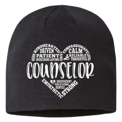 Counselor Heart School Counselor Guidance Schools Counseling Sustainable Beanie