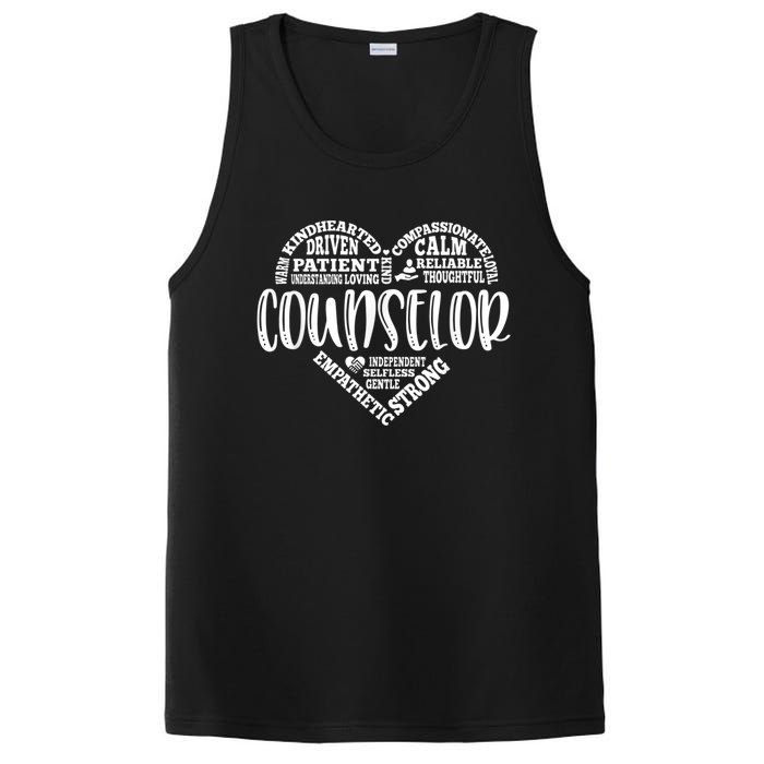 Counselor Heart School Counselor Guidance Schools Counseling PosiCharge Competitor Tank