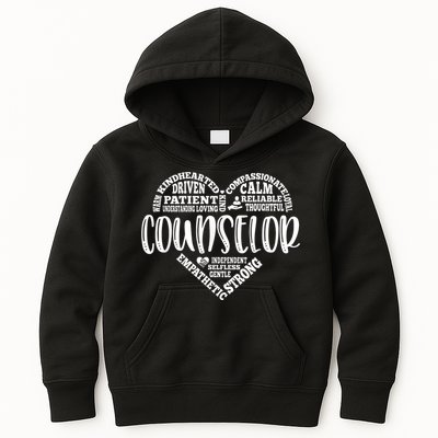 Counselor Heart School Counselor Guidance Schools Counseling Kids Hoodie