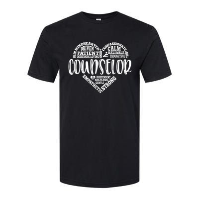 Counselor Heart School Counselor Guidance Schools Counseling Softstyle CVC T-Shirt