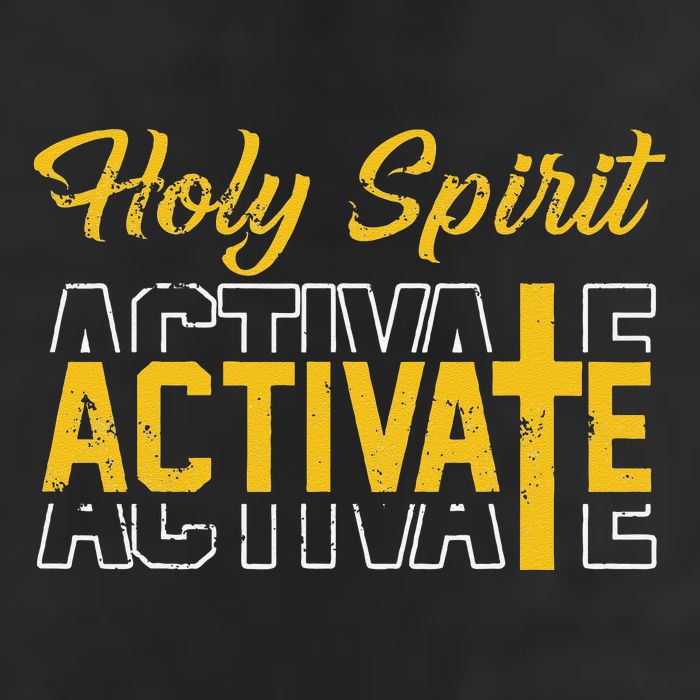 Christian Holy Spirit Activate Religious Jesus Saying Quote Adult Drive Performance Visor
