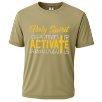 Christian Holy Spirit Activate Religious Jesus Saying Quote Cooling Performance Crew T-Shirt