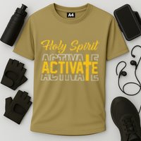 Christian Holy Spirit Activate Religious Jesus Saying Quote Cooling Performance Crew T-Shirt