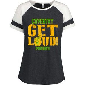 Coventry High School Get Loud Patriots Enza Ladies Jersey Colorblock Tee