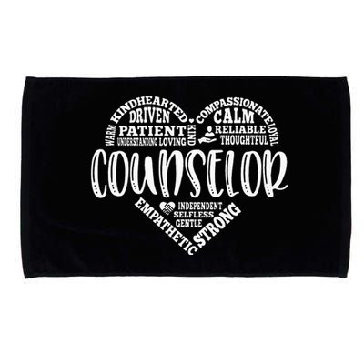 Counselor Heart School Counselor Guidance Schools Counseling Microfiber Hand Towel