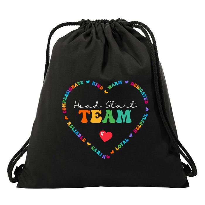 Cute Head Start Team Appreciation Week Back To School Meaningful Gift Drawstring Bag