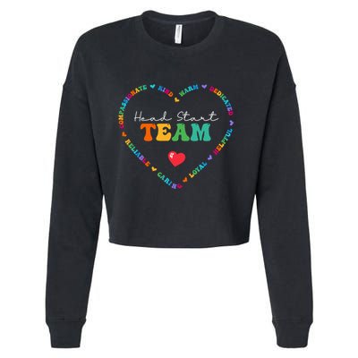 Cute Head Start Team Appreciation Week Back To School Meaningful Gift Cropped Pullover Crew