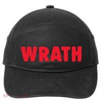 Christian Halloween Seven Deadly Sins Wrath Costume 7-Panel Snapback Hat