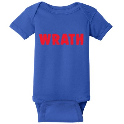 Christian Halloween Seven Deadly Sins Wrath Costume Baby Bodysuit
