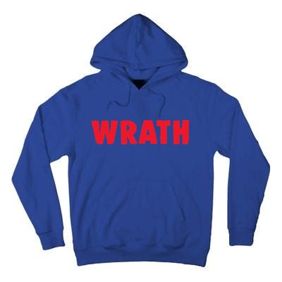 Christian Halloween Seven Deadly Sins Wrath Costume Tall Hoodie