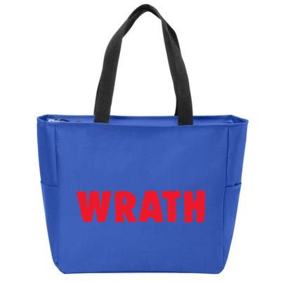 Christian Halloween Seven Deadly Sins Wrath Costume Zip Tote Bag