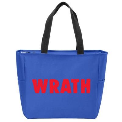 Christian Halloween Seven Deadly Sins Wrath Costume Zip Tote Bag