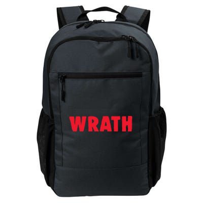 Christian Halloween Seven Deadly Sins Wrath Costume Daily Commute Backpack