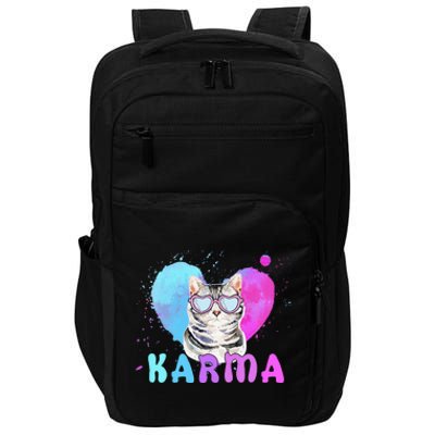 Cat Heart Shape Impact Tech Backpack