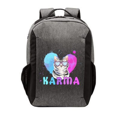 Cat Heart Shape Vector Backpack