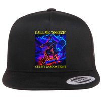 Cringe Hard Skeleton Funny Oddly Specific Flat Bill Trucker Hat