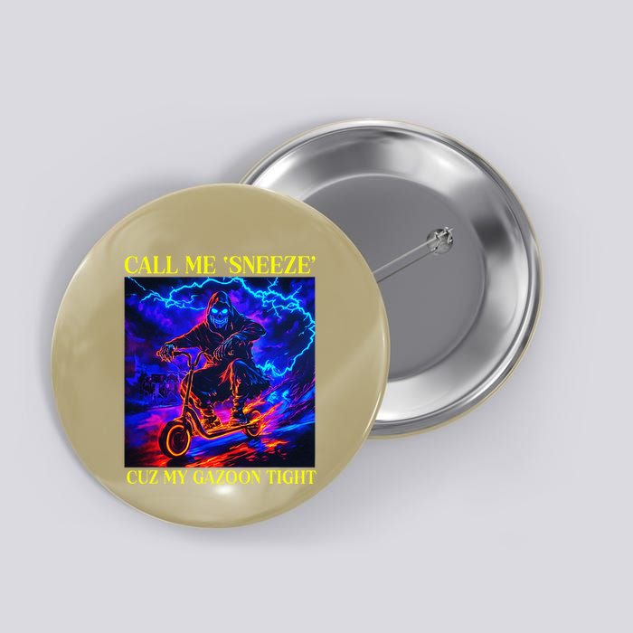 Cringe Hard Skeleton Funny Oddly Specific Button