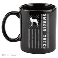 Coyote Hunting Smokin Yotes 11oz C Handle Ceramic Mug