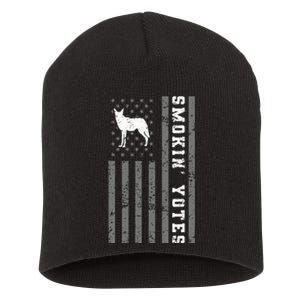 Coyote Hunting Smokin Yotes Short Acrylic Beanie