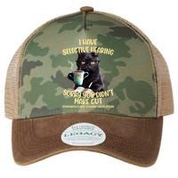 Cat Have Selective Hearing You Didnt Make Cut Funny Legacy Tie Dye Trucker Hat