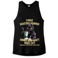 Cat Have Selective Hearing You Didnt Make Cut Funny Ladies PosiCharge Tri-Blend Wicking Tank