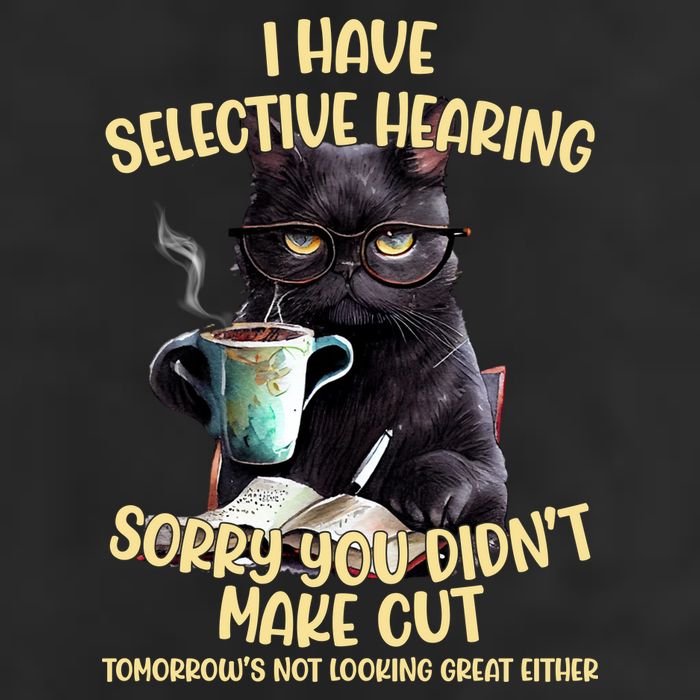 Cat Have Selective Hearing You Didnt Make Cut Funny Beanie