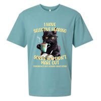 Cat Have Selective Hearing You Didnt Make Cut Funny Sueded Cloud Jersey T-Shirt