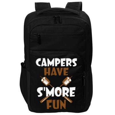 Campers Have Smore Fun Campfire Camping Gift Impact Tech Backpack