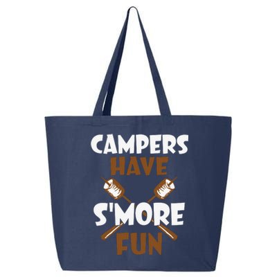 Campers Have Smore Fun Campfire Camping Gift 25L Jumbo Tote