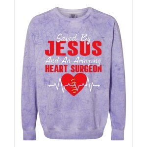 Cool Heart Surgery For Heart Cardiac Rehab Jesus Colorblast Crewneck Sweatshirt