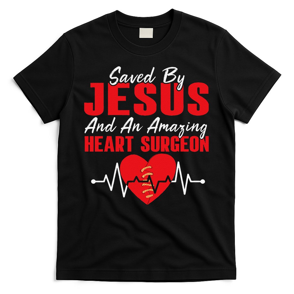 Cool Heart Surgery For Heart Cardiac Rehab Jesus T-Shirt