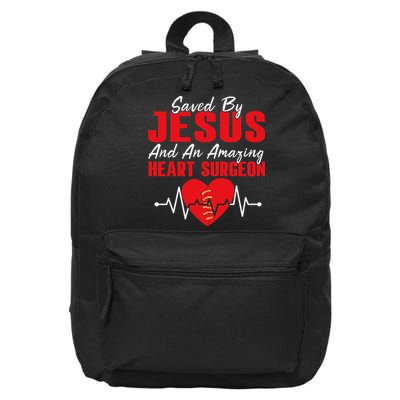 Cool Heart Surgery For Heart Cardiac Rehab Jesus 16 in Basic Backpack