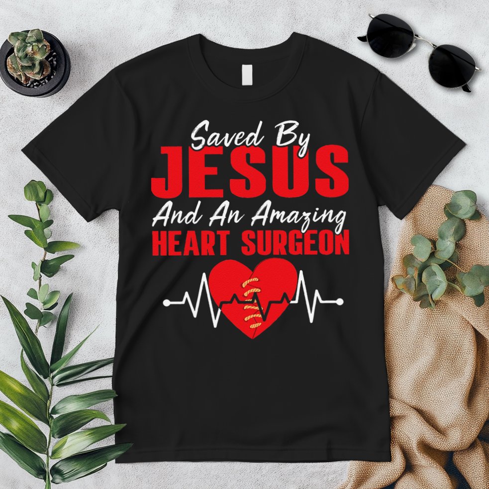 Cool Heart Surgery For Heart Cardiac Rehab Jesus Premium T-Shirt