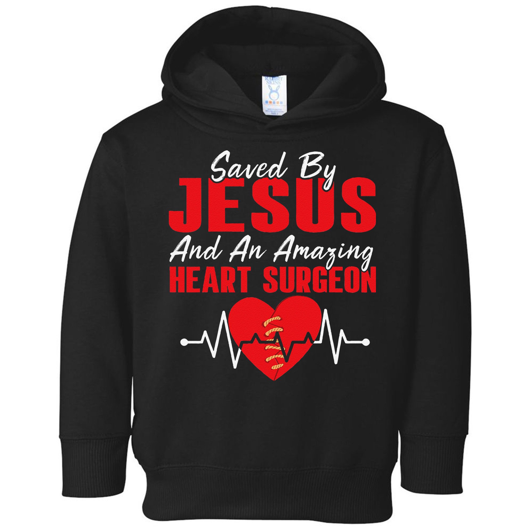 Cool Heart Surgery For Heart Cardiac Rehab Jesus Toddler Hoodie