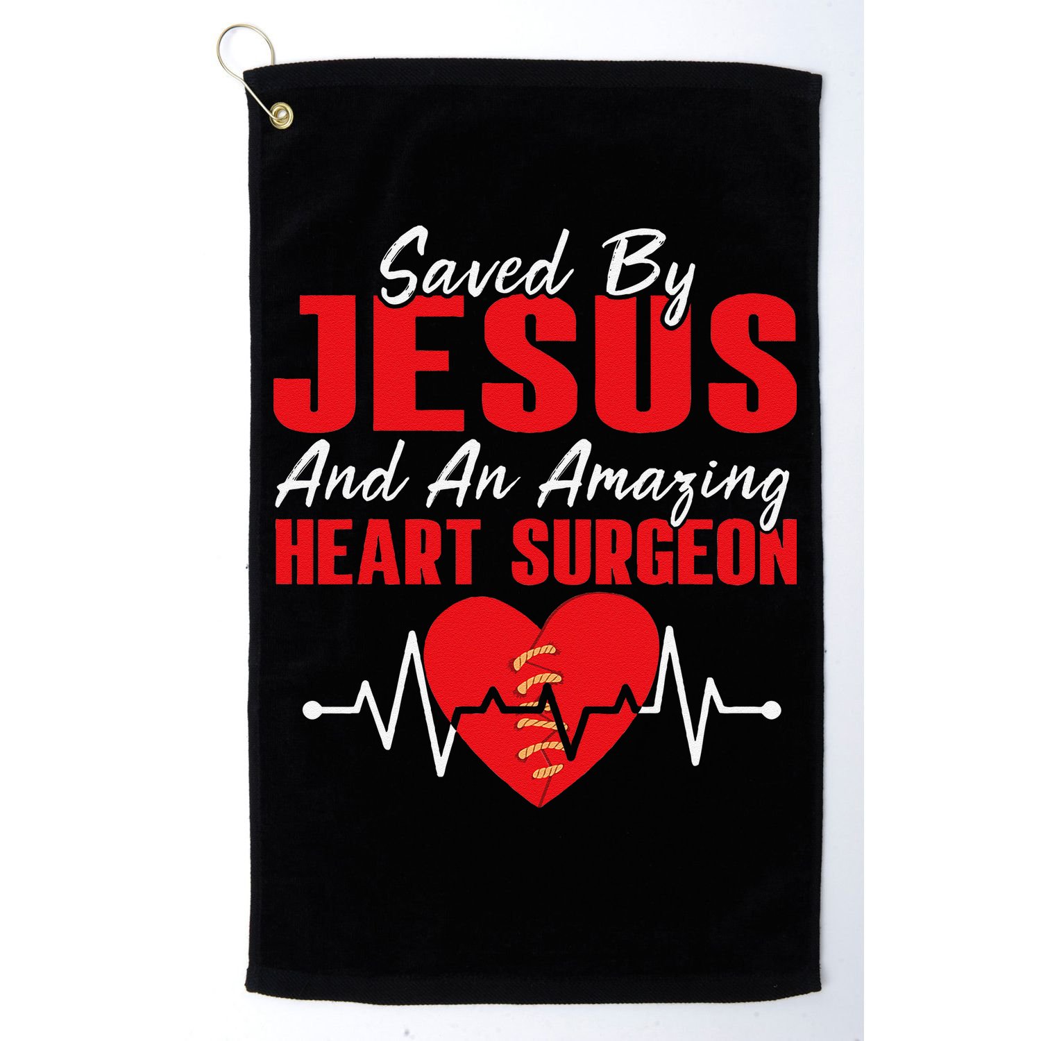 Cool Heart Surgery For Heart Cardiac Rehab Jesus Golf Towel