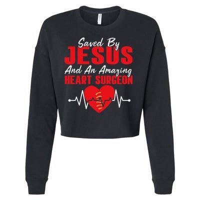 Cool Heart Surgery For Heart Cardiac Rehab Jesus Cropped Pullover Crew