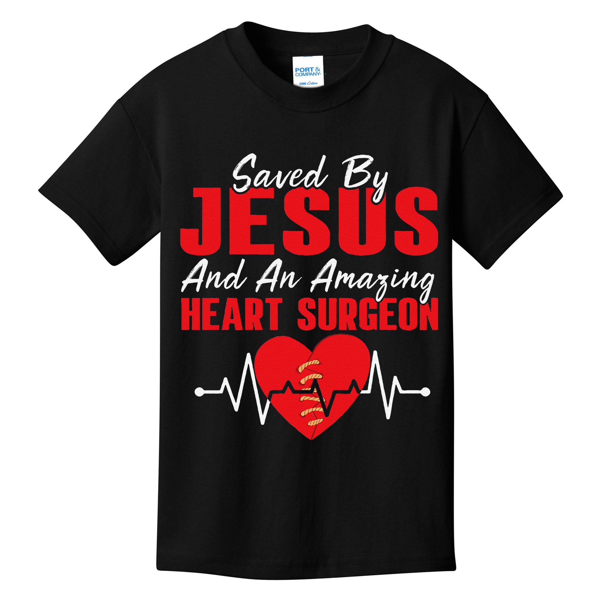 Cool Heart Surgery For Heart Cardiac Rehab Jesus Kids T-Shirt