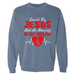 Cool Heart Surgery For Heart Cardiac Rehab Jesus Garment-Dyed Sweatshirt